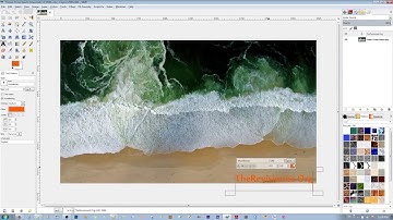 How to Brand or Place a Signature in Your Featured Image in GIMP