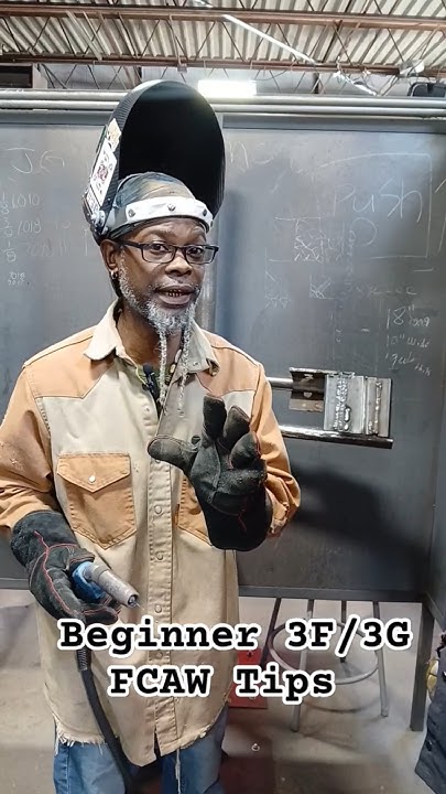 Beginner 3F/3G FCAW Tips #fluxcore #fcaw #migwelding #welder #coaching ...