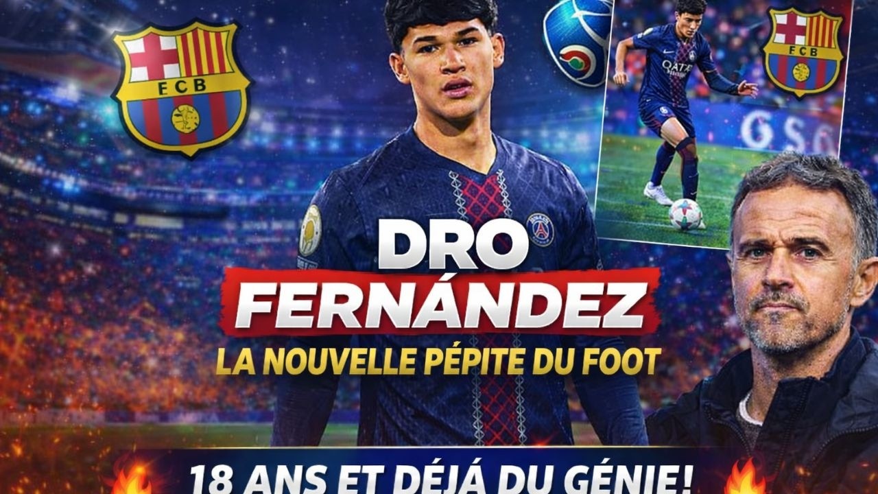 Dro Fernández va-t-il DEJÀ devenir titulaire au PSG ? 🔥 Le prodige qui affole Luis Enrique !