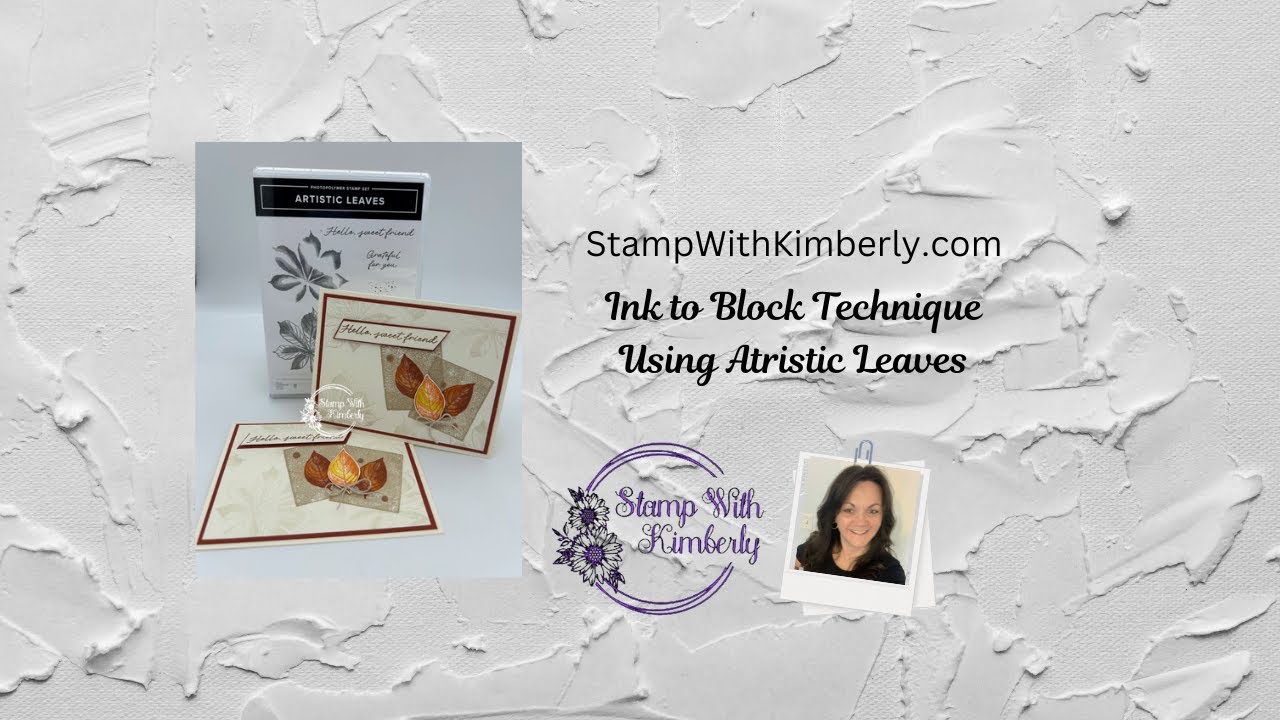 Ink to Block Technique Using Artistic Leaves