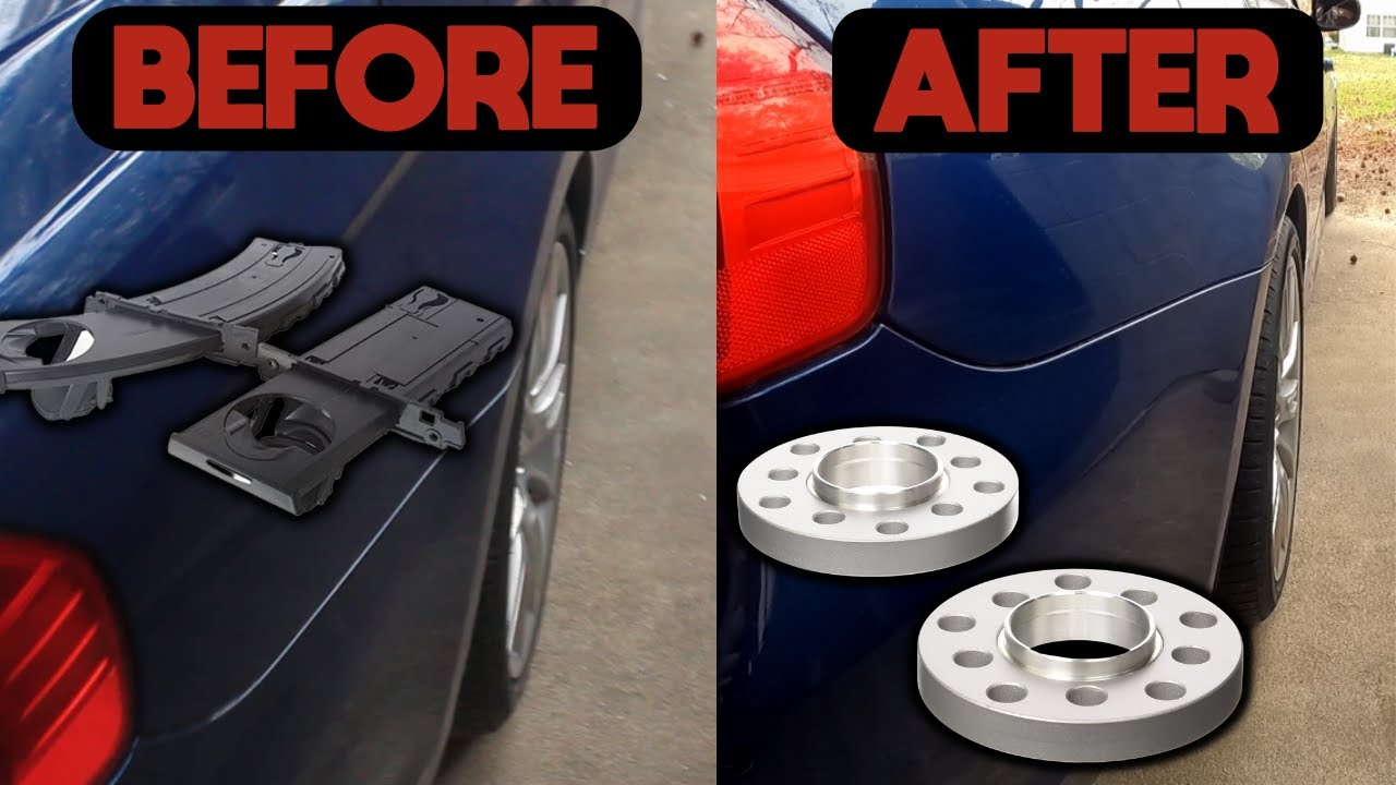 Wheel Spacer Install and Cupholders Fix - YouTube