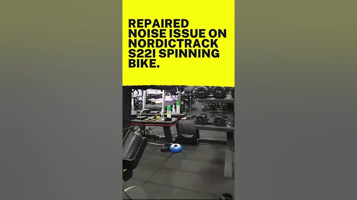 NordicTrack S22i Studio Cycle Making Noise - Replace Faulty Bearings