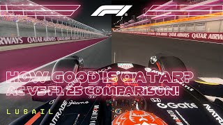F1 25 vs Assetto Corsa: Qatar Track Comparison!