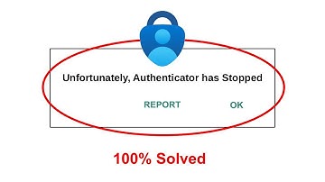 How To Fix Unfortunately Microsoft Authenticator app has stopped error problem solved on Android