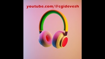 Headphone 3D Modeling #shorts #blender #b3d #blender3d #3dmodeling #youtubeshorts #gameasset