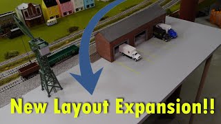 Layout Update #6 for March 2024.. Adding A Warehouse And Crane Expansion!