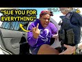 The Spit Hood Incident: Why This Suspended Driver Is Facing Felony Assault (Bodycam)