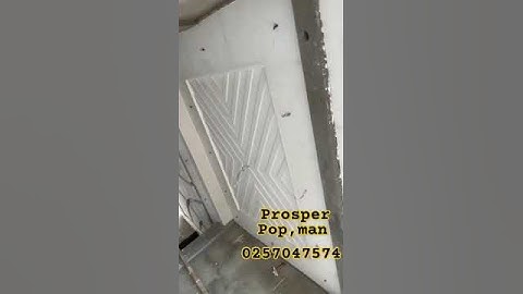 building in Ghana pop ceiling design