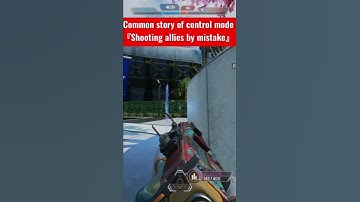 【APEX】Common story of control mode『Shooting allies by mistake』#fps #apex #apexlegends #mistakes