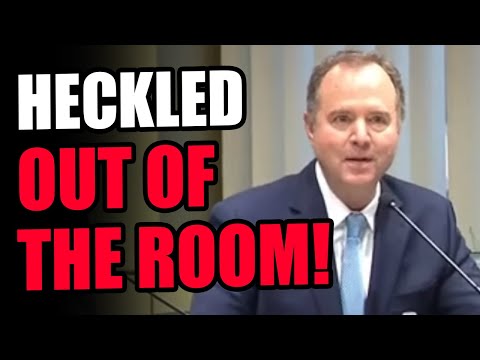 Adam Schiff gets HECKLED out of NYC!!! This guy can't go ANYWHERE.