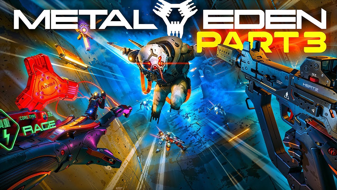 Metal Eden Part 3 — 1 Hour of Intense Sci-Fi FPS Action You Have to See to Believe! 🔥
