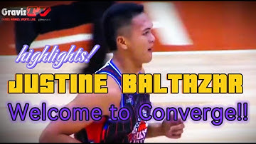 WELCOME TO CONVERGE JUSTINE BALTAZAR!
