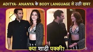 Wow! Rumoured Lovebirds, Aditya & Ananya Twin In Black, Blushes As Paps Tease Them |Diwali Bash 2022