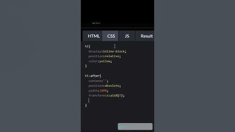 How to a hover underline animation effect using CSS #shorts #css