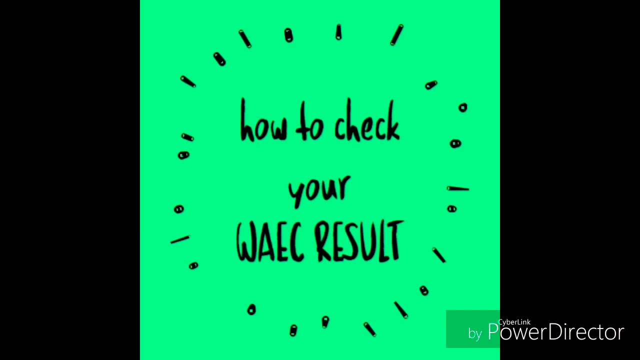 HOW TO CHECK YOUR WAEC RESULT - YouTube