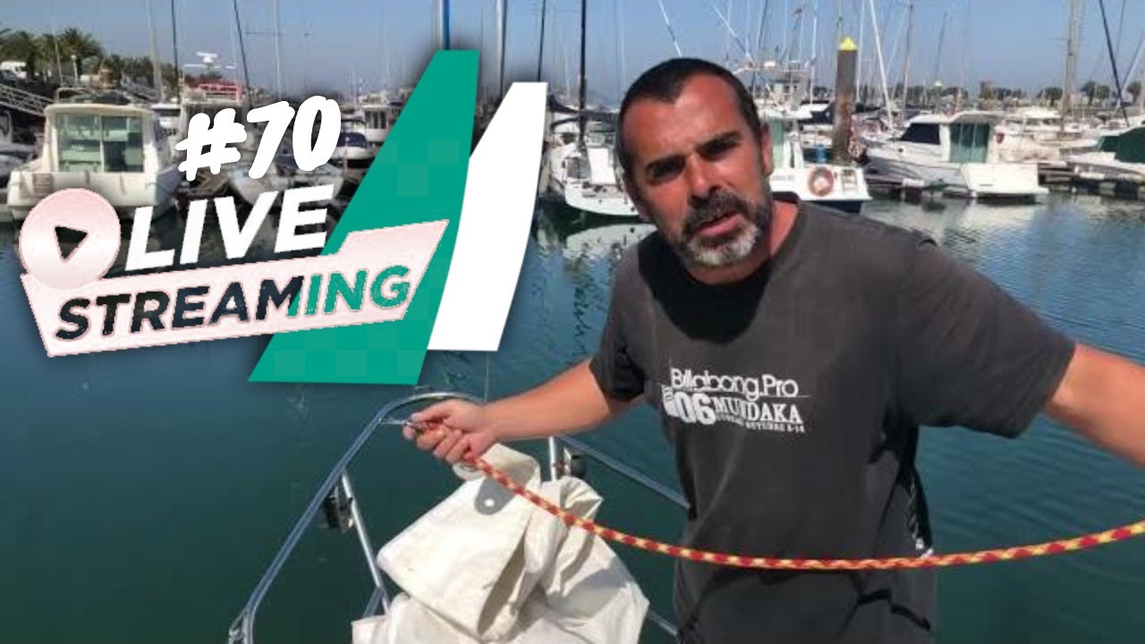 Marviviendo live #70  vela Génova de garruchos en un velero jenneau Aquila 28