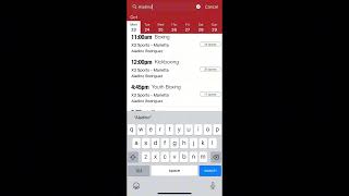 X3 Sports Member App | How to Book and Cancel Classes screenshot 1