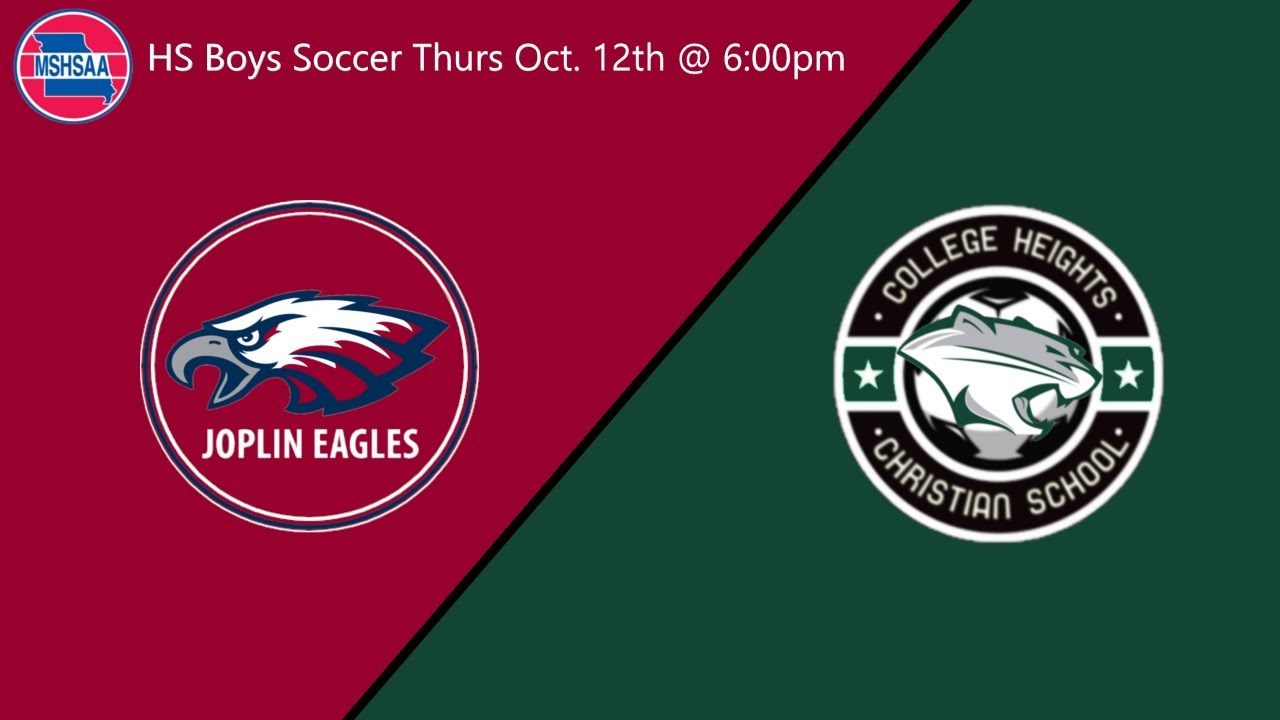 CHCS HS Boys Soccer vs Joplin 101223 YouTube
