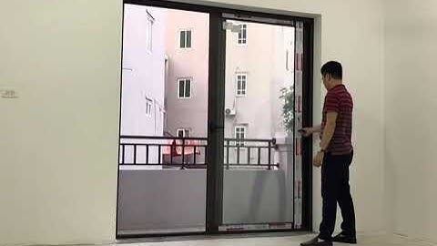 Cửa Đi Mở Trượt Lùa 2 Cánh Nhôm XINGFA (Bản To) Hệ 93 Dày 2.0mm - 0985.213.785