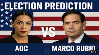 2028 Election Prediction | AOC vs Marco Rubio | October 3rd 2025
