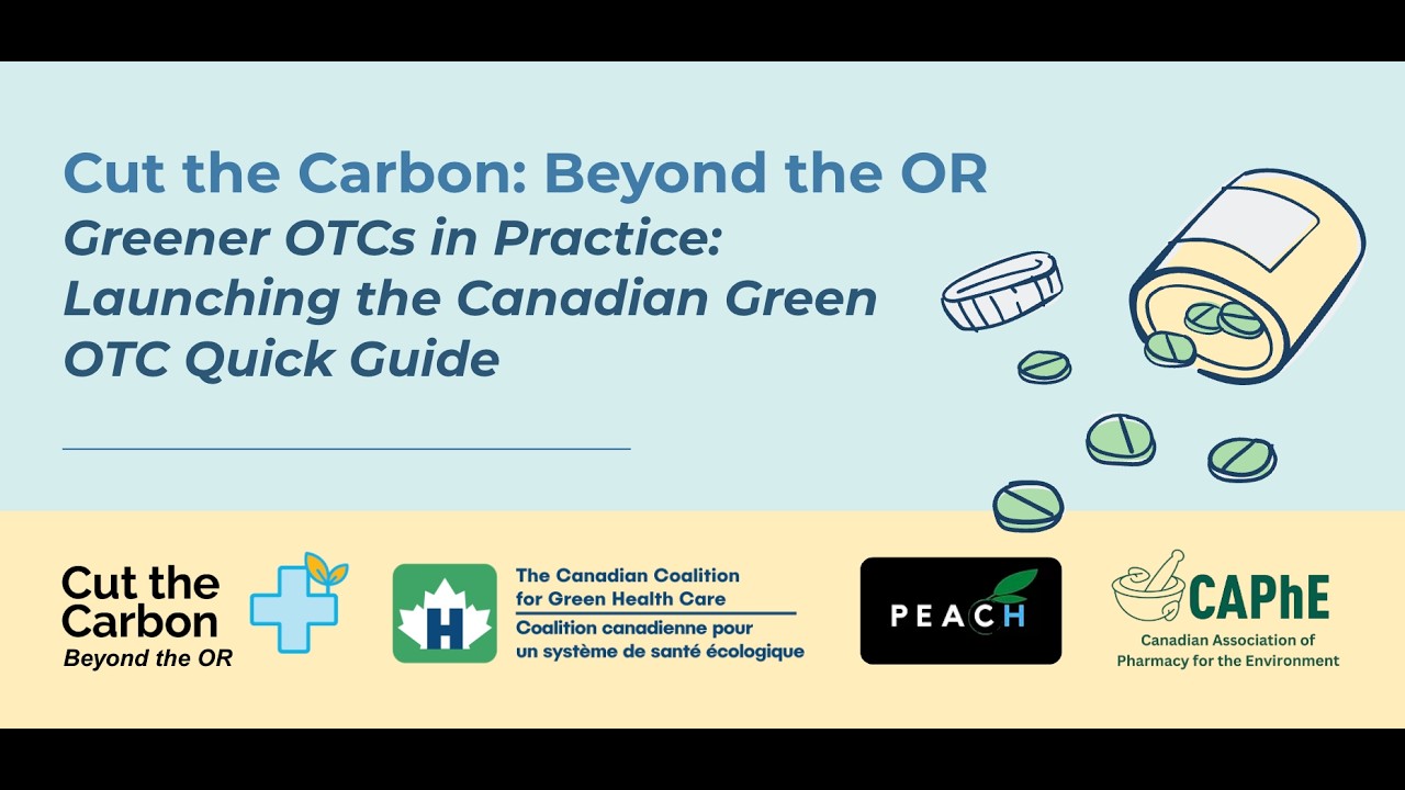 Greener OTCs in Practice: Launching the Canadian Green OTC Quick Guide