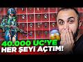 OYUNA GELEN HER ŞEYİ AÇTIK! 😱 40.000 UC BASIP 250 DESTANSI PUANI KASTIK! | PUBG Mobile