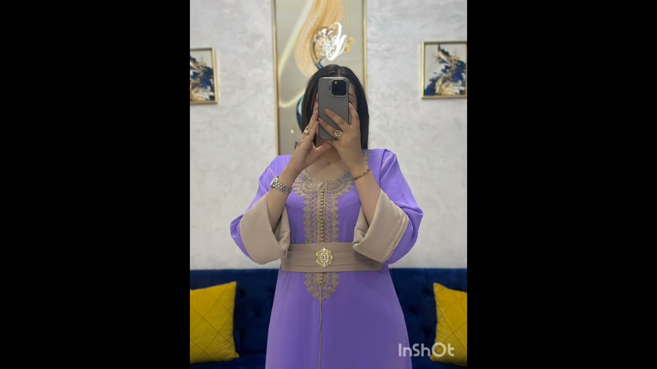 🤗جبت لكم البنات😍 الجديد القفطان🇲🇦 #قــــفطان طـــويل بالعقاد الصم رائــع😍