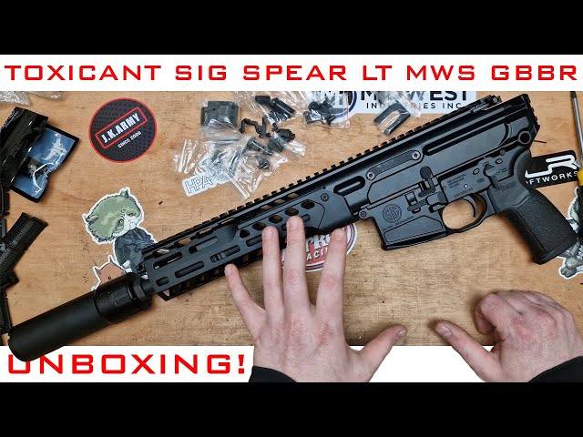 Toxicant MWS Sig Spear LT GBBR - Unboxing [4K] - YouTube