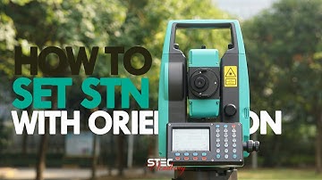 AXIS1 Total Station Tutorials | How to set up the station with orientation? #survey #totalstation