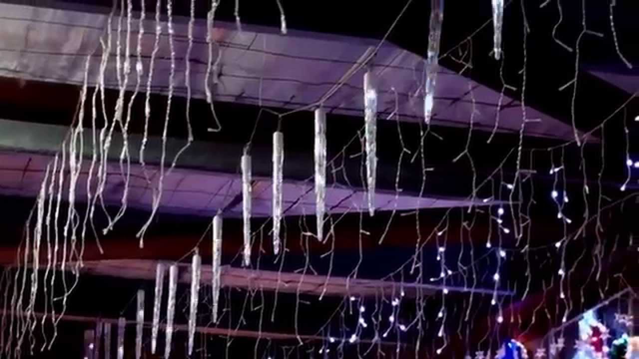 Christmas Lighting Show Multi/Clear Colour Christmas Icicle Tube Light