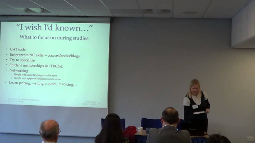 Stirling January 2015 Translation Studies Conference, Day 1 Part 3