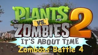 Plants vs Zombies 2 - PC - Zomboss Battle - Far Future
