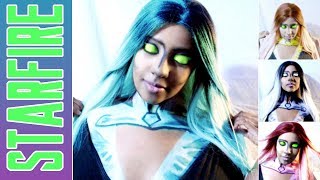 STARFIRE FACE/BODYPAINT - TIMELAPSE | INJUSTICE 2