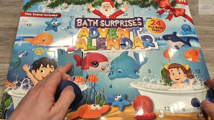 Day 3 Christmas Advent Calendar Squishies Bath Toys Opening Squishy Kawaii Mochi Fidget Toy Unboxing