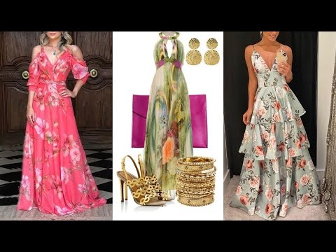 Video: Traje del día: vestido floral con embrague de neón