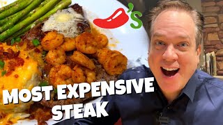 I Ate the Most EXPENSIVE Steak at Chili's 🥩