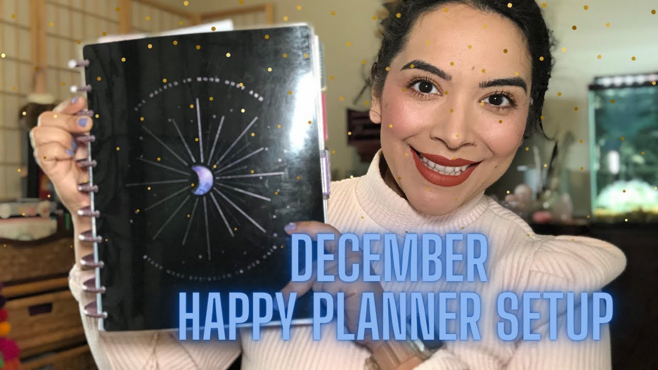 December Happy Planner Home Life Set Up BIG Happy Planner YouTube