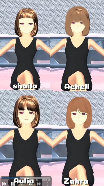 Collab secirclee😻✨️[@itsvvyoraa, @ausya_love-2 & @Ranx_CHZ] #sakuraschoolsimulator #sss