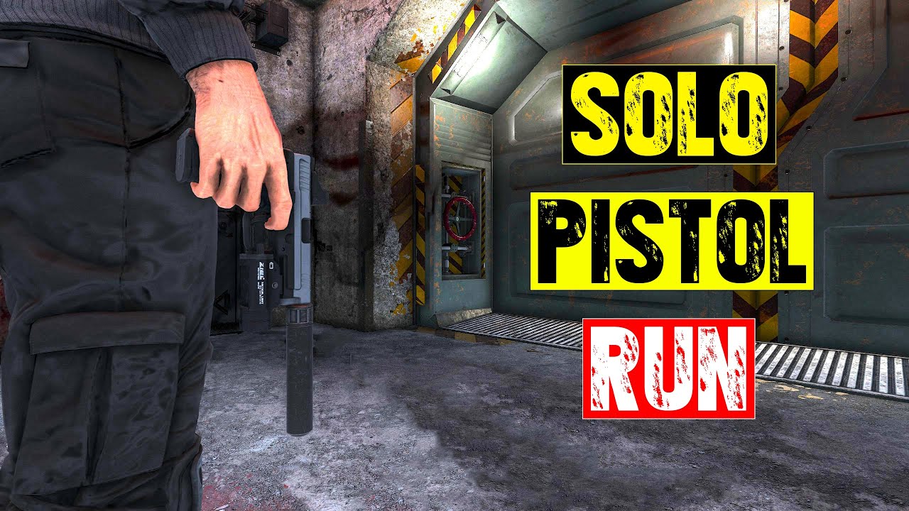 Scum 0.9 - Abandoned Bunker Armory Run Solo - Hitman Edition