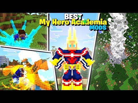 Top 3 BEST My Hero Academia Addons for Minecraft Pe/Bedrock 26.22+ | "Minecraft MHA Mods"