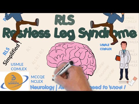 Restless Leg Syndrome | RLS Symptoms, Causes, & Treatments. Simplified for USMLE COMLEX NCLEX MCCQE