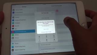Learn how you can setup a passcode or password on the ipad mini 4.
follow us twitter: http://bit.ly/10glst1 like facebook:
http://on.fb.me/zkp4nu fo...