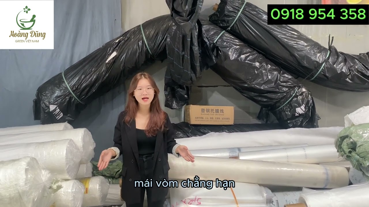 Hướng dẫn lợp màng nhà kính | Hoàng Dũng Green | 0918 954 358