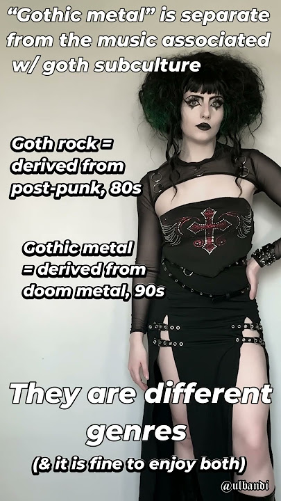 gothic metal not 'goth'? π¦ #tradgoth #80smusic #80sgoth #goth #postpunk #gothrock #darkwave