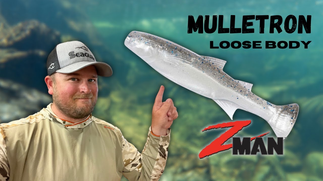 Will The Z-Man MULLETRON Loose Body Catch BASS?  Or Is It JUST A Satwater Lure?