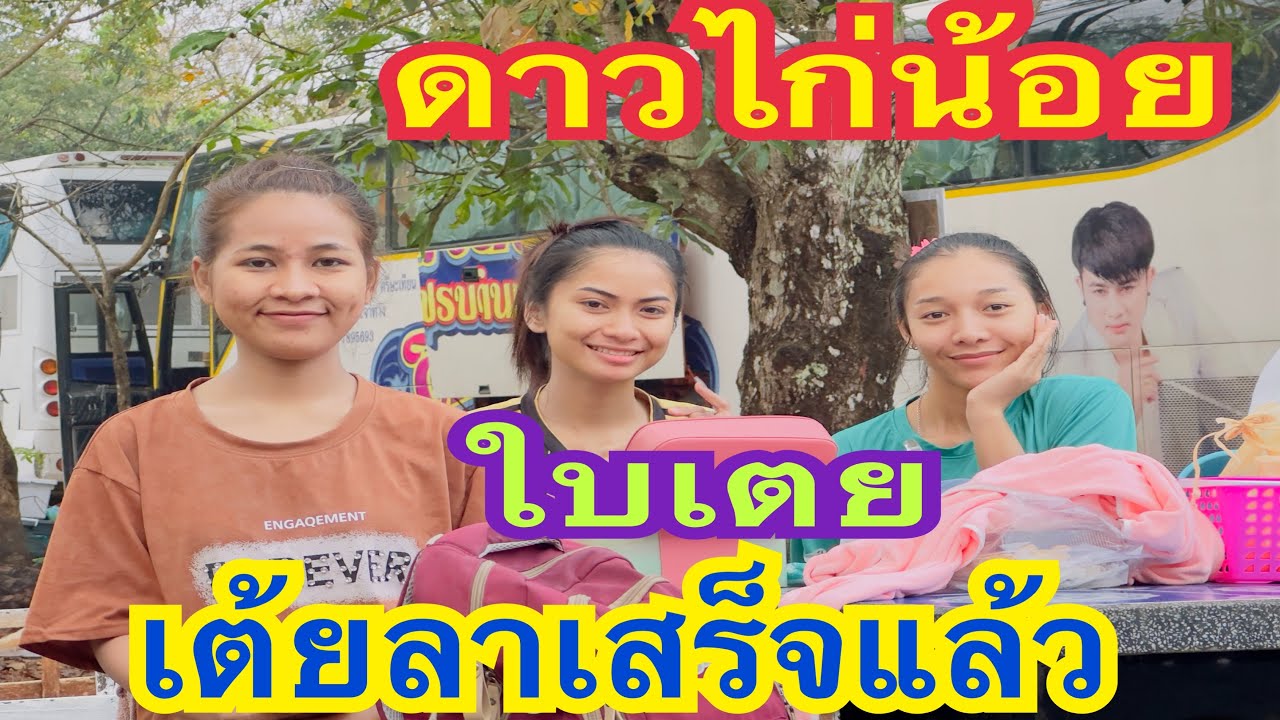 เต้ยลาเสร็จแล้ว ลูกๆอยู่ไสกันน้อ? #น้องใบเตย #ดาวลูกไก่  #สาวน้อยเพชรบ้านแพง