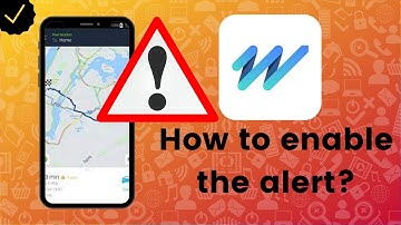How to enable the alert when over limit on HERE WeGo?