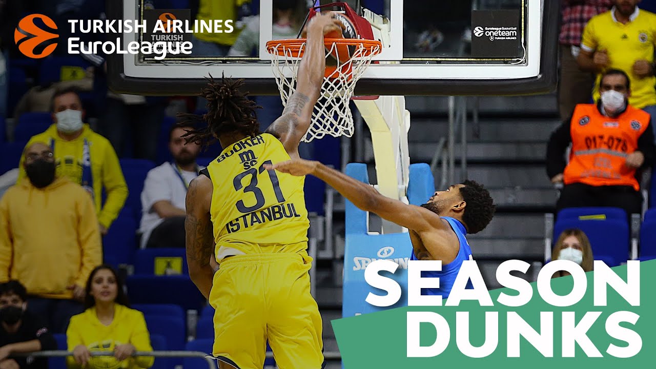 Devin Booker | Season Dunks | 2021-22 Turkish Airlines EuroLeague