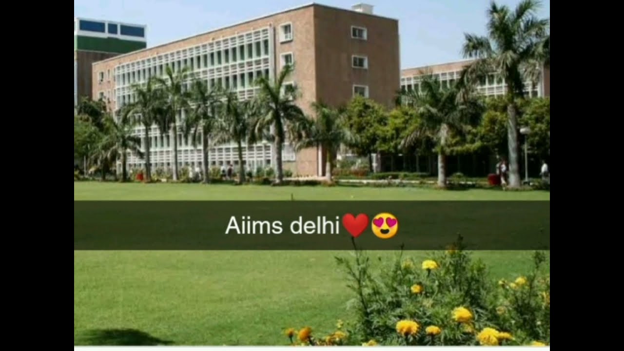 Download A mysterious view of the AIIMS institution with a skull overlay.  Wallpaper | Wallpapers.com