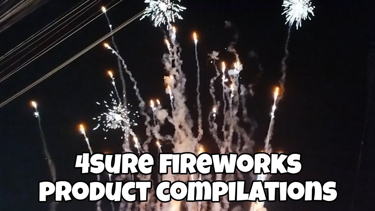 New Year's Eve 2025 4SURE Fireworks Product Compilations 
